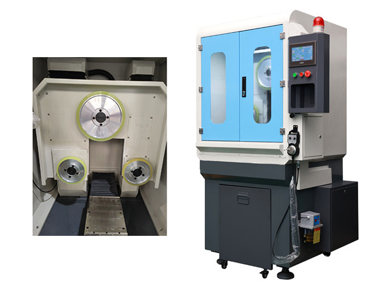 環型線切割割設備，適合單／多晶硅晶棒及藍寶石晶棒截斷頭尾及特殊用途的截面加工