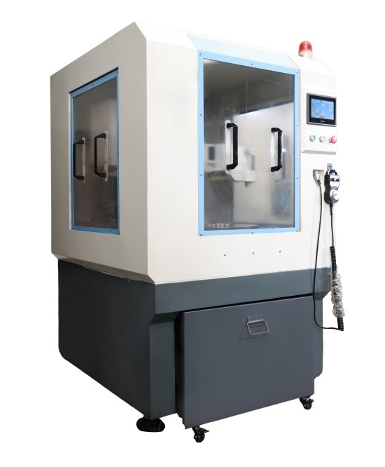 單刃式線切割割設備，適合單／多晶矽晶棒及藍寶石晶棒截斷頭尾及特殊用途的截面加工